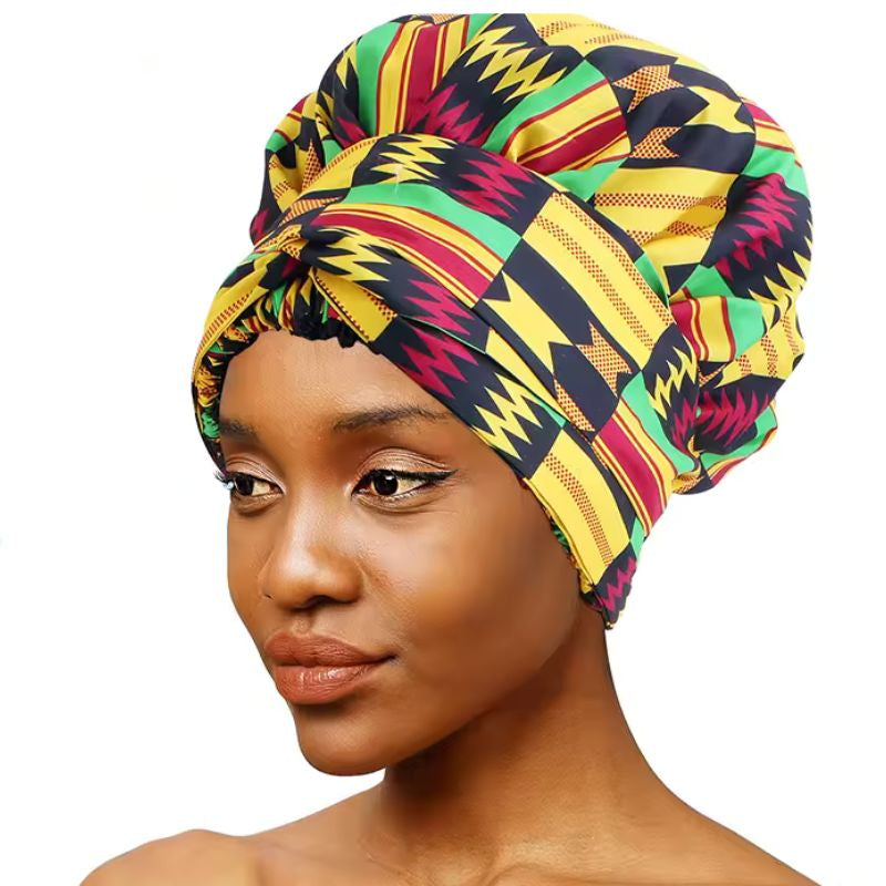 Protective bonnet for locs designed to reduce frizz and keep dreadlocks moisturized overnight | Shop L'ABC Des Locs
