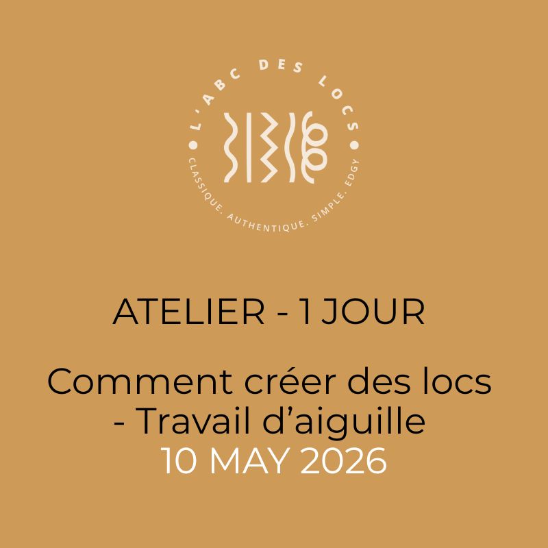 Microlocs workshop flyer in Montreal teaching hands-on installation and maintenance techniques | Shop L'ABC Des Locs