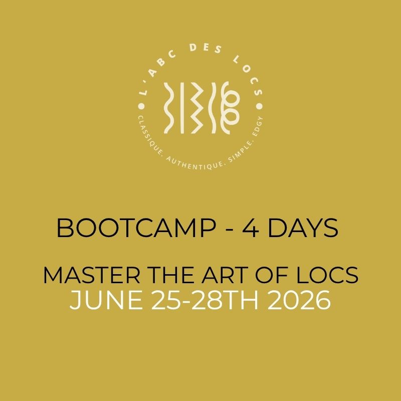 Hands-on microlocs and locs bootcamp in Montreal showing professional techniques for installing and maintaining locs | Shop L'ABC Des Locs