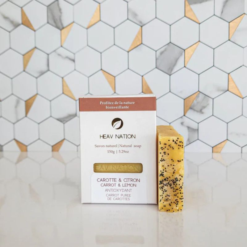 Carrot and Lemon Antioxidant Soap